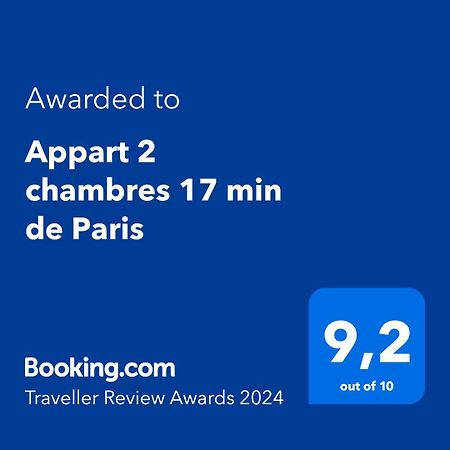 Appart 2 Chambres 17 Min De Paris Rosny-sous-Bois Exteriér fotografie